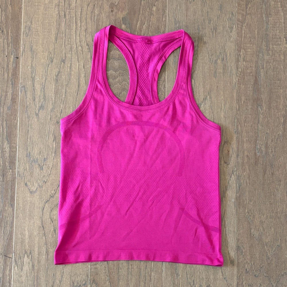 Lululemon Pink Racerback Workout Tank. Size 6.